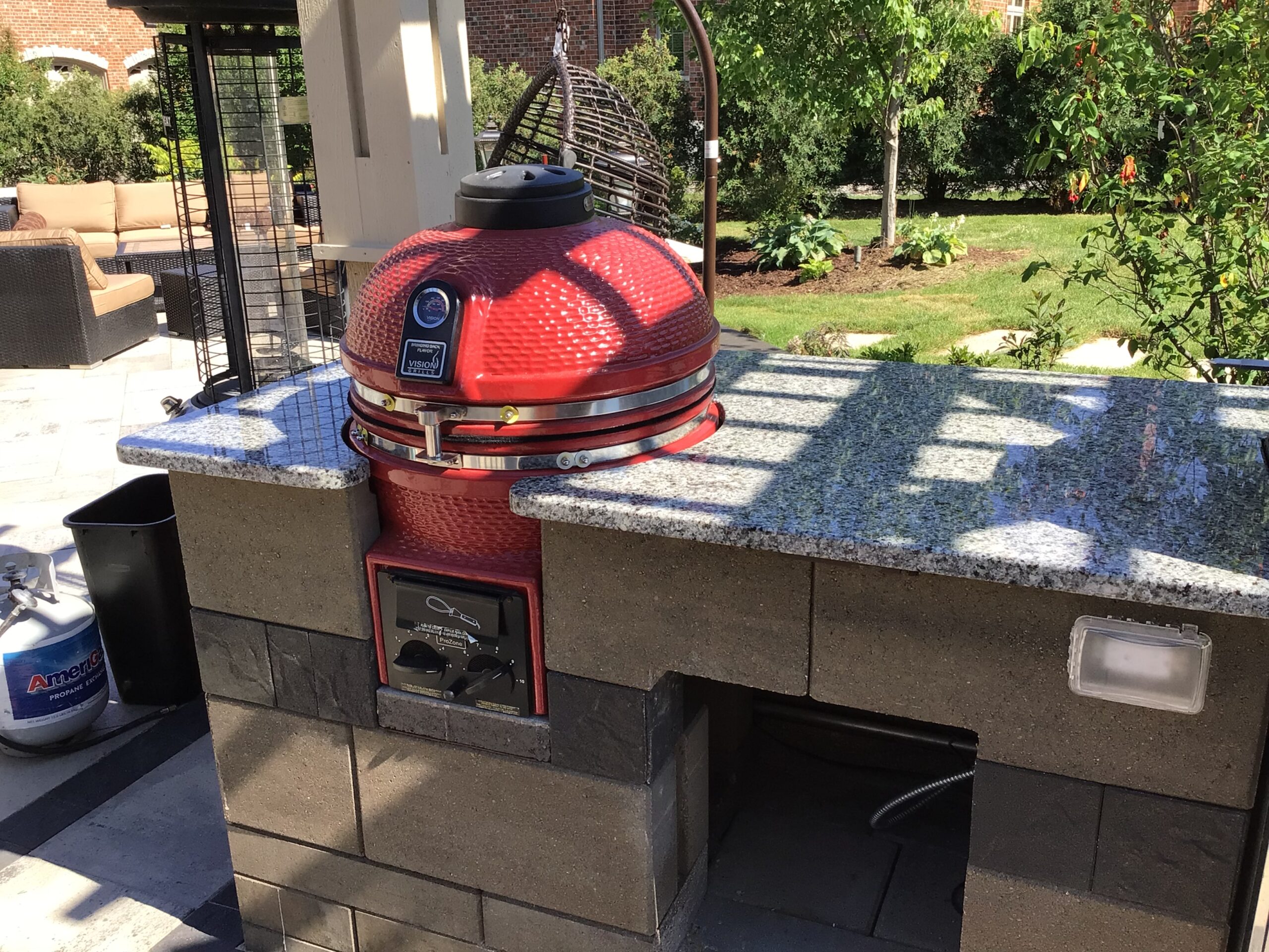 outdoor kitchen area countertop | GMD Surfaces in Chicagoland and Northwest Indiana