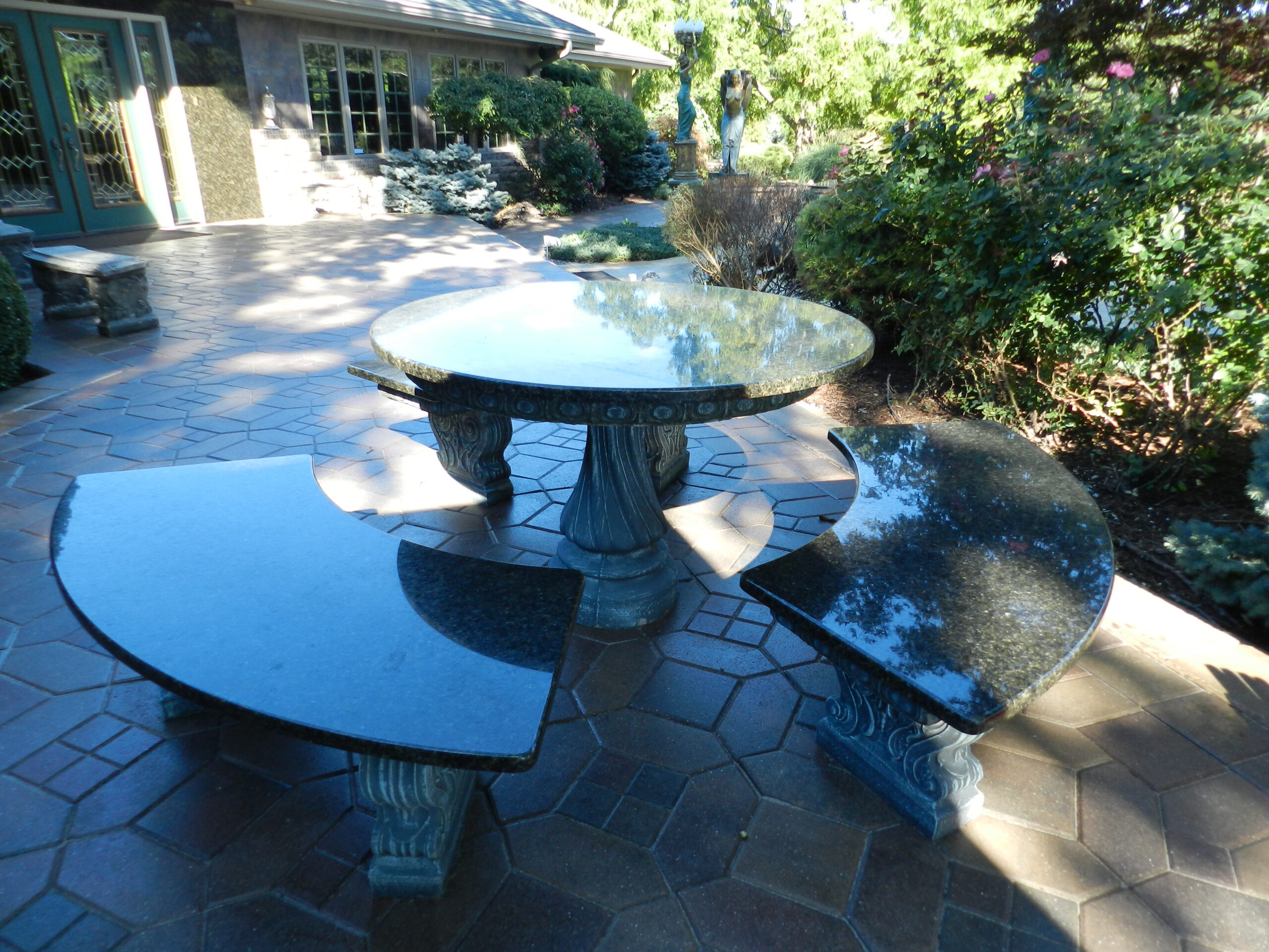 patio furniture with hard surface | GMD Surfaces in Chicagoland and Northwest Indiana