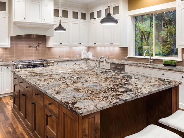MSI granite countertop island | GMD Surfaces in Chicagoland and Northwest Indiana